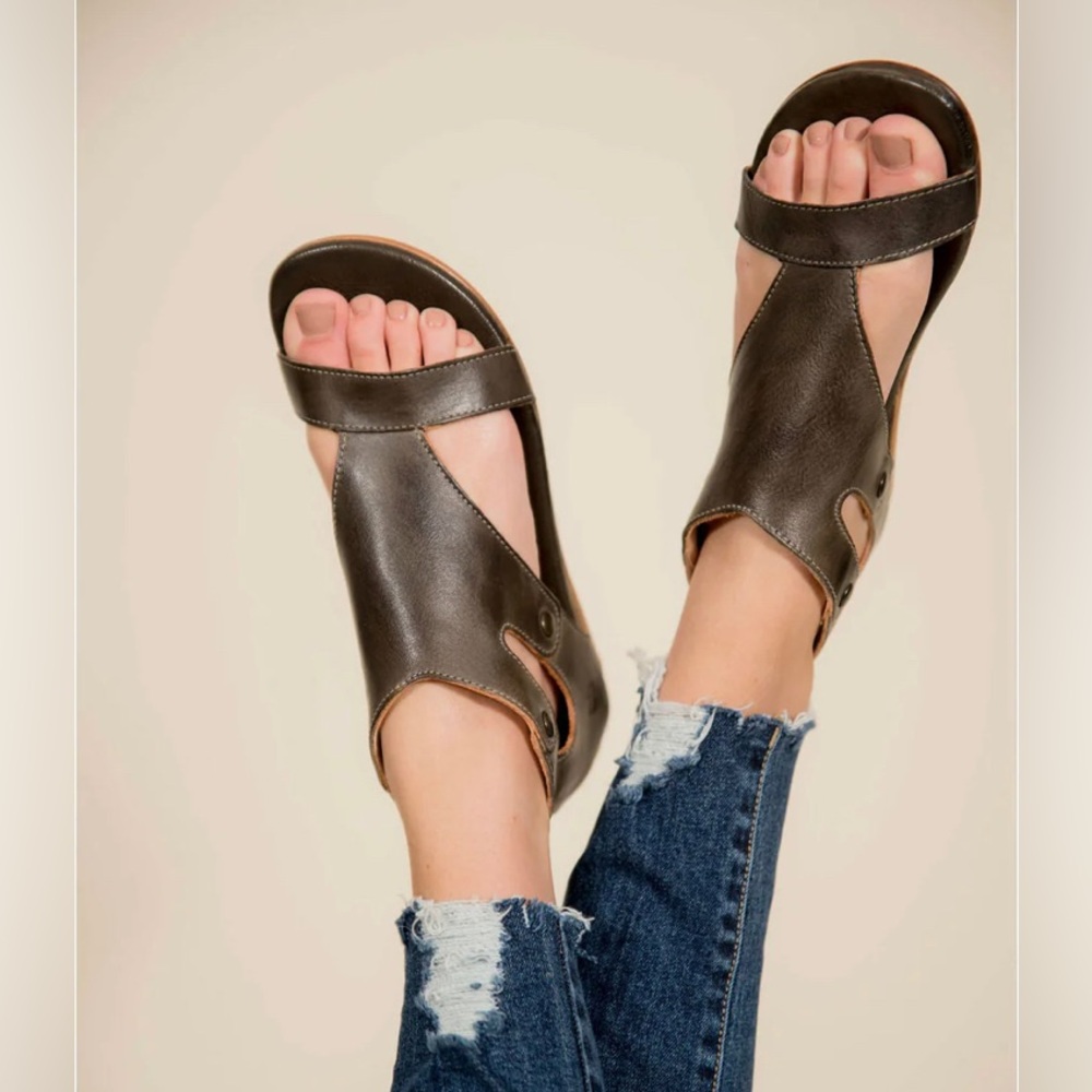 Bed Stu Soto G Gray Sandals 9.5